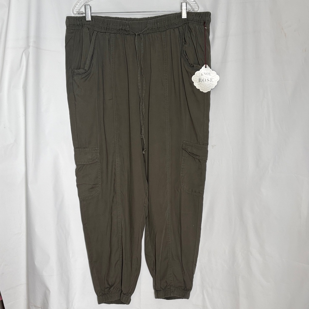 Knox Rose Womens Olive Cargo Pants Size XXl